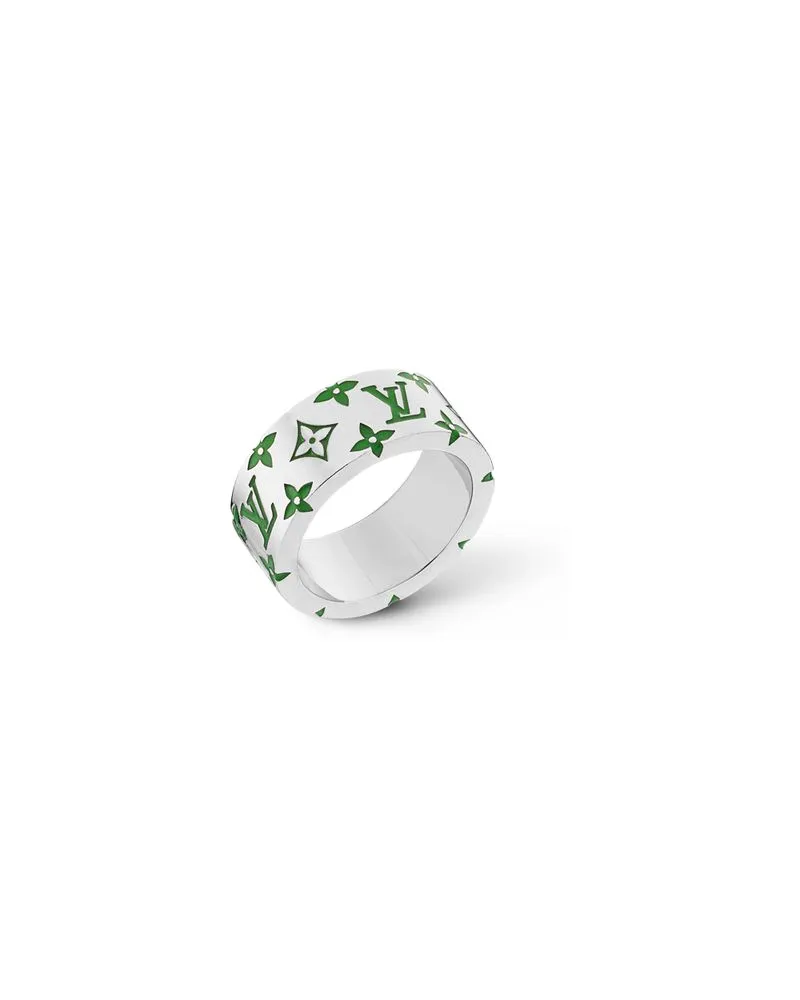 Louis Vuitton LV Mosaic Ring Green