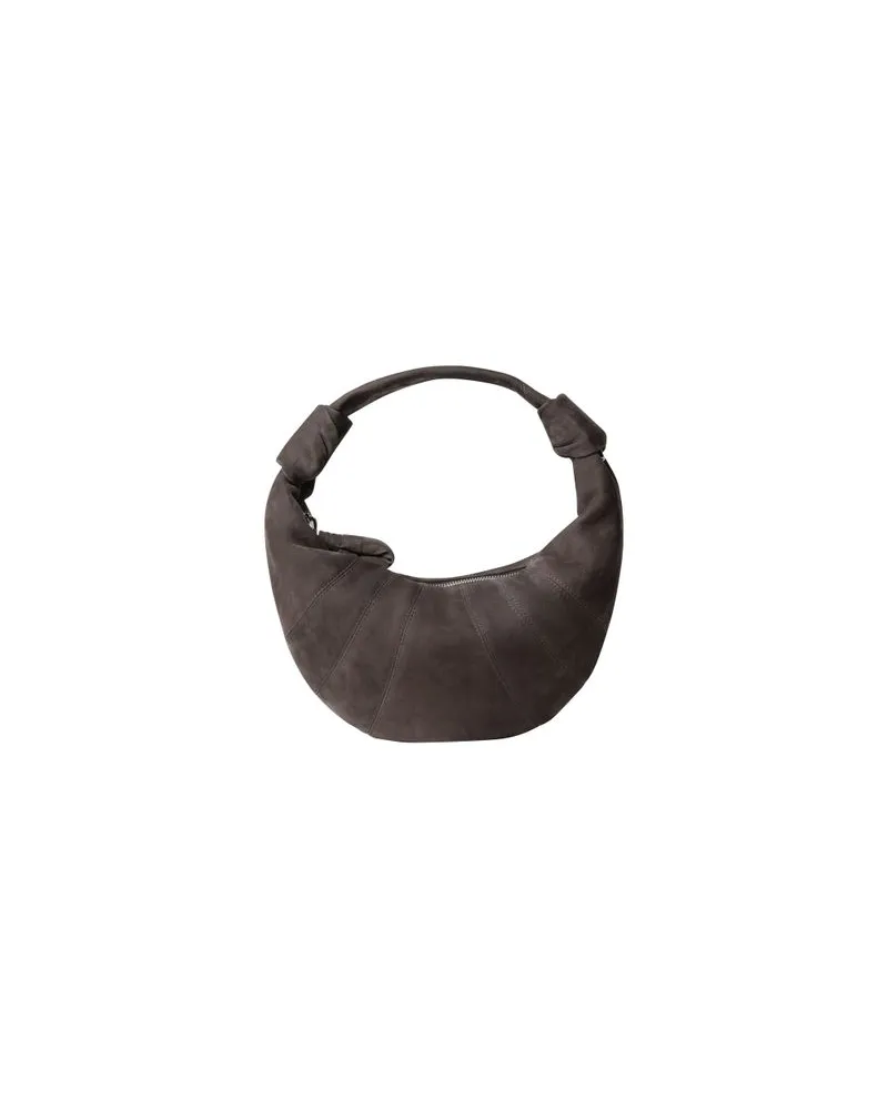 Christophe Lemaire Mini-Tasche Fortune Croissant Brown