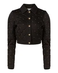 Nina Ricci Gesteppte Jeansjacke Black