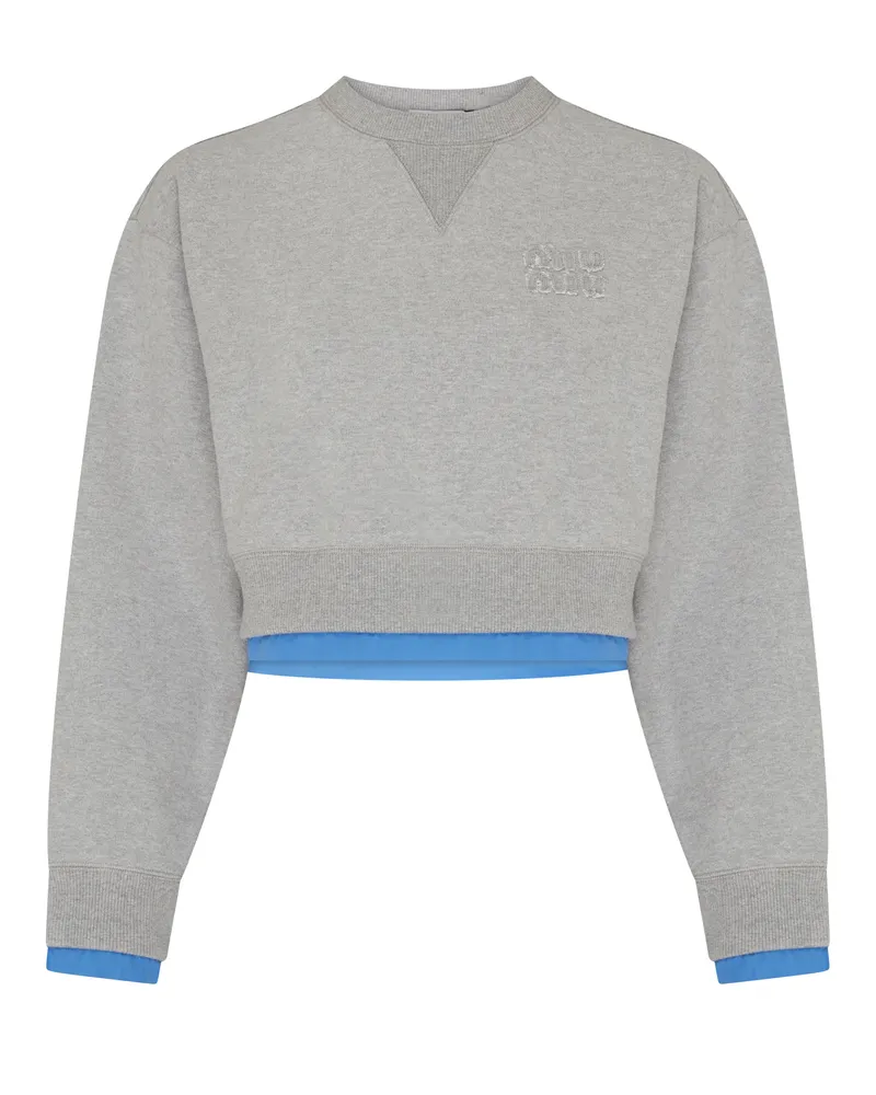 Miu Miu Sweatshirt aus Baumwoll-Molton 