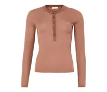 Langes Kleid mit Raffung und Rüschen