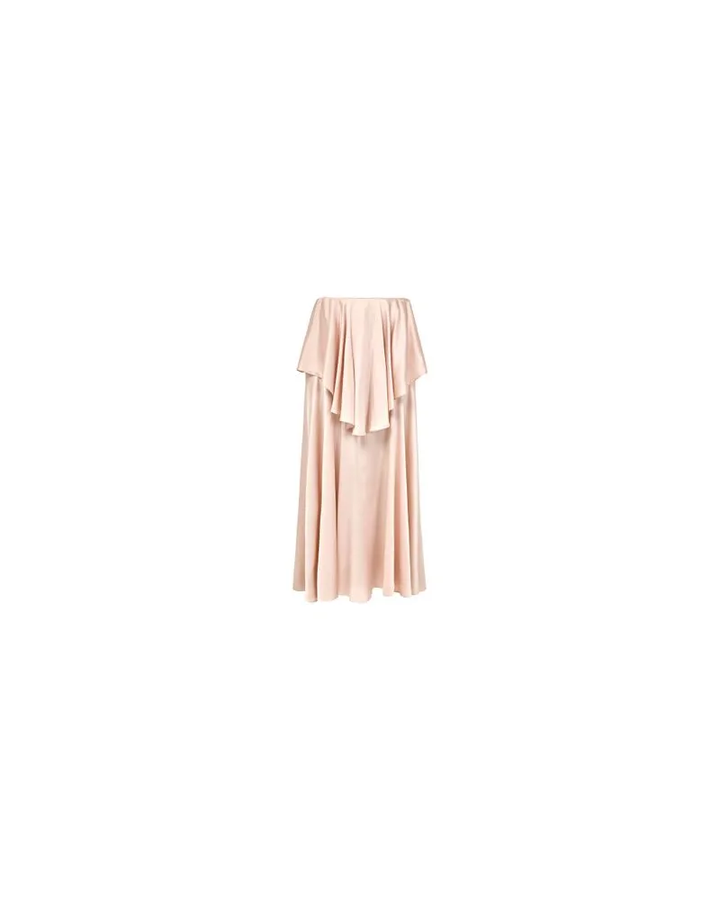 Chloé Gathered ruffled maxi dress Pink