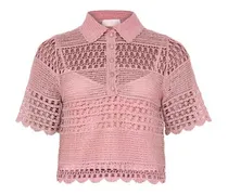 Langes Kleid mit Raffung und Rüschen