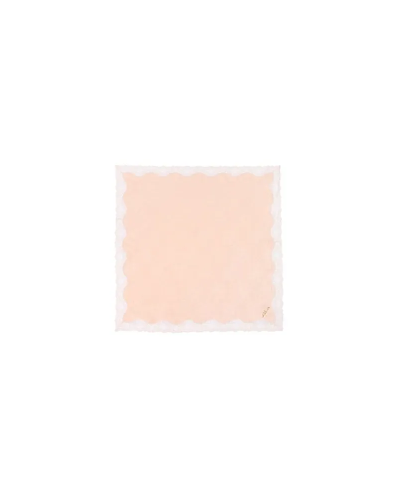 Chloé Langes Kleid mit Raffung und Rüschen Pink