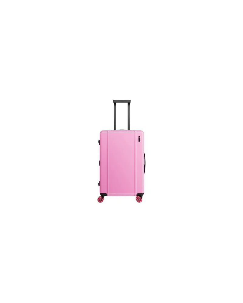 Chloé Langes Kleid mit Raffung und Rüschen Pink