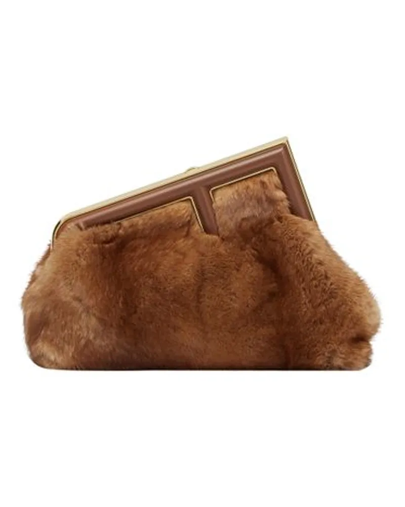 Fendi Fendi First Klein Tasche Brown