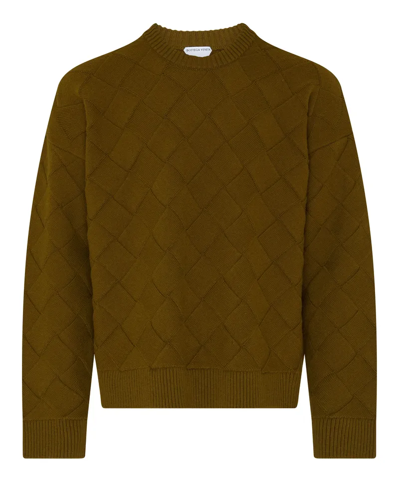 Bottega Veneta Pullover aus Wolle mit Intreccio-Motiv 