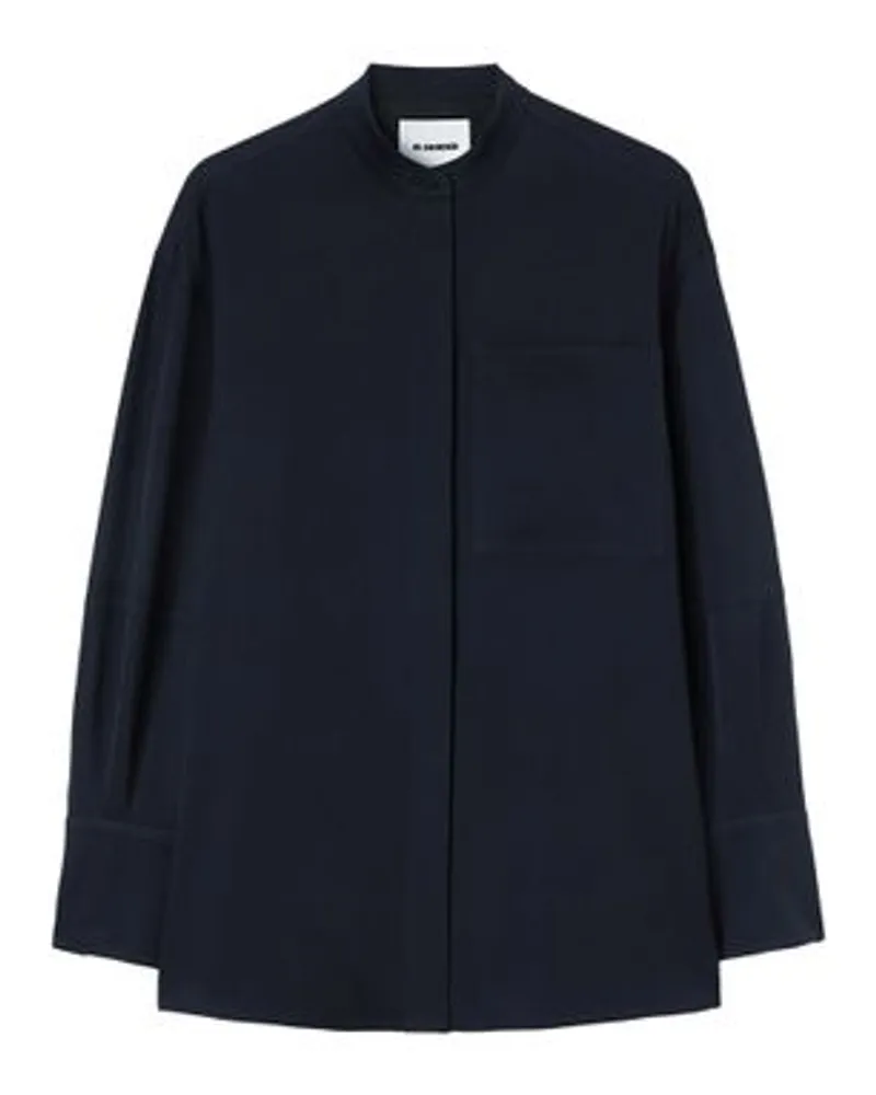 Jil Sander Oversize-Hemd Blue