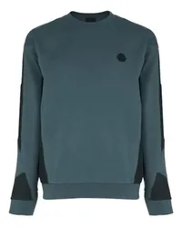 Moncler Sweatshirt mit Rundhalsausschnitt Blue