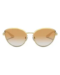 Dolce & Gabbana Butterfly-Sonnenbrille Gold