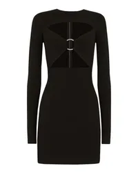 Dolce & Gabbana Kurzes Jerseykleid Black