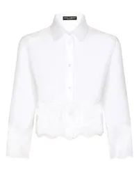 Dolce & Gabbana Cropped-Hemd White