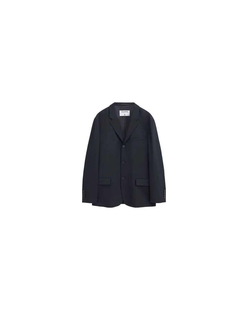 Filippa K Leichter Twill-Blazer Black