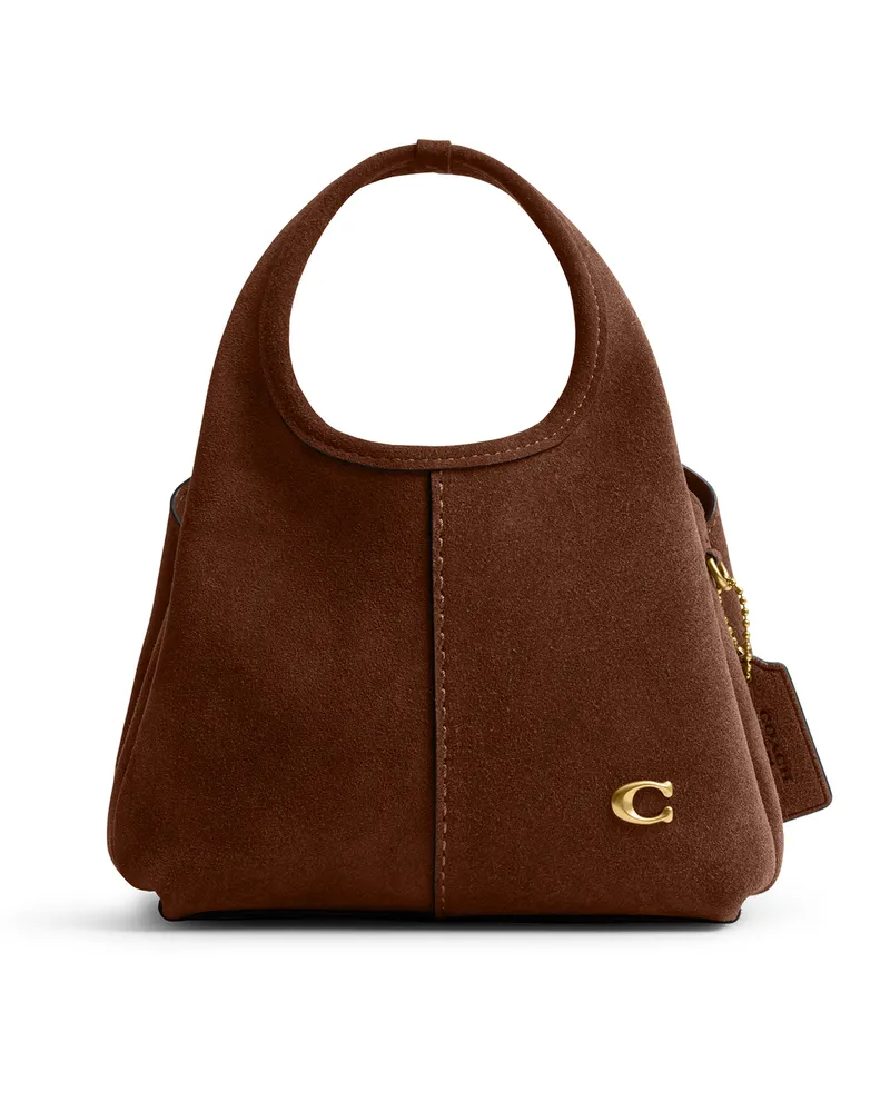 Coach Schultertasche aus Veloursleder Lana 19 