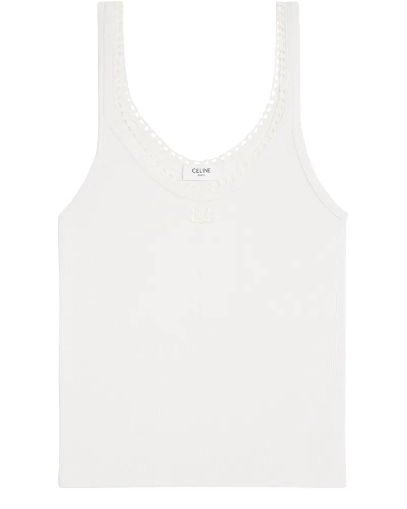Celine Triomphe Top aus Seidenjersey 