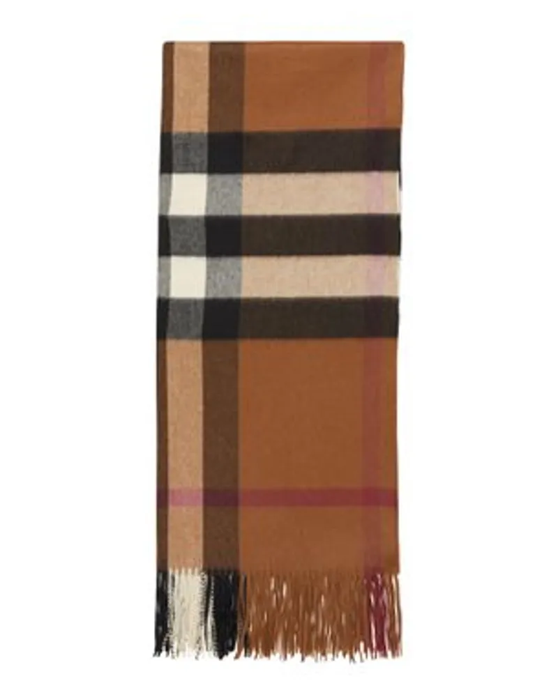 Burberry Oversize-Schal Check Brown