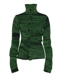 Acne Studios Strickjacke in verformter Optik Green