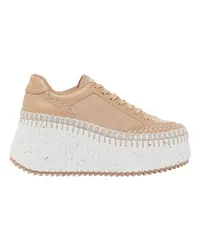 Chloé Sneakers mit Keilabsatz Nama Pink