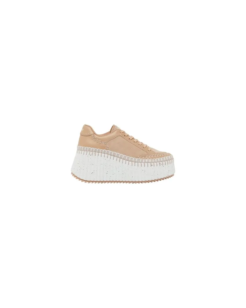 Chloé Sneakers mit Keilabsatz Nama Pink