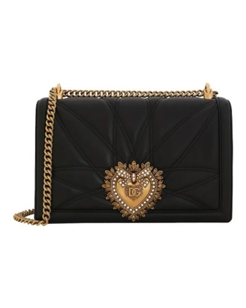 Dolce & Gabbana GroßE Schultertasche Devotion Black