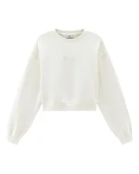 Woolrich Rundhals-Sweatshirt White