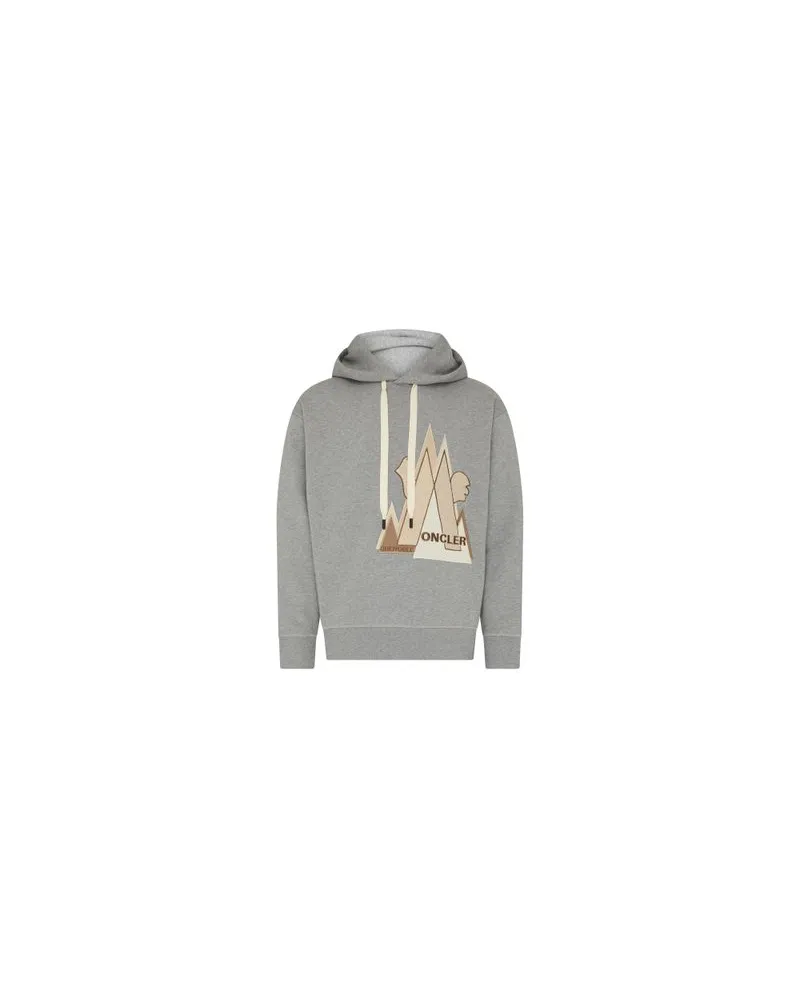 Moncler Hoodie mit Logo Grey