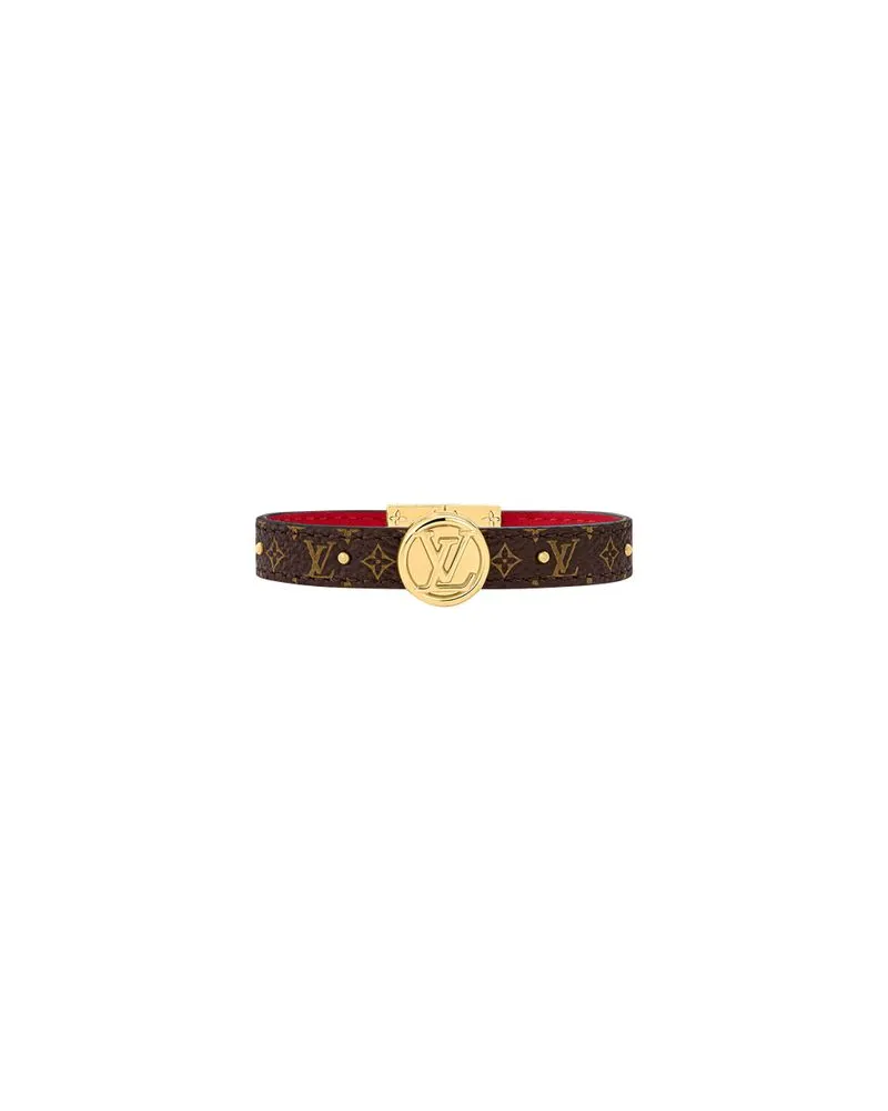 Louis Vuitton LV Circle Reversible Bracelet Brown