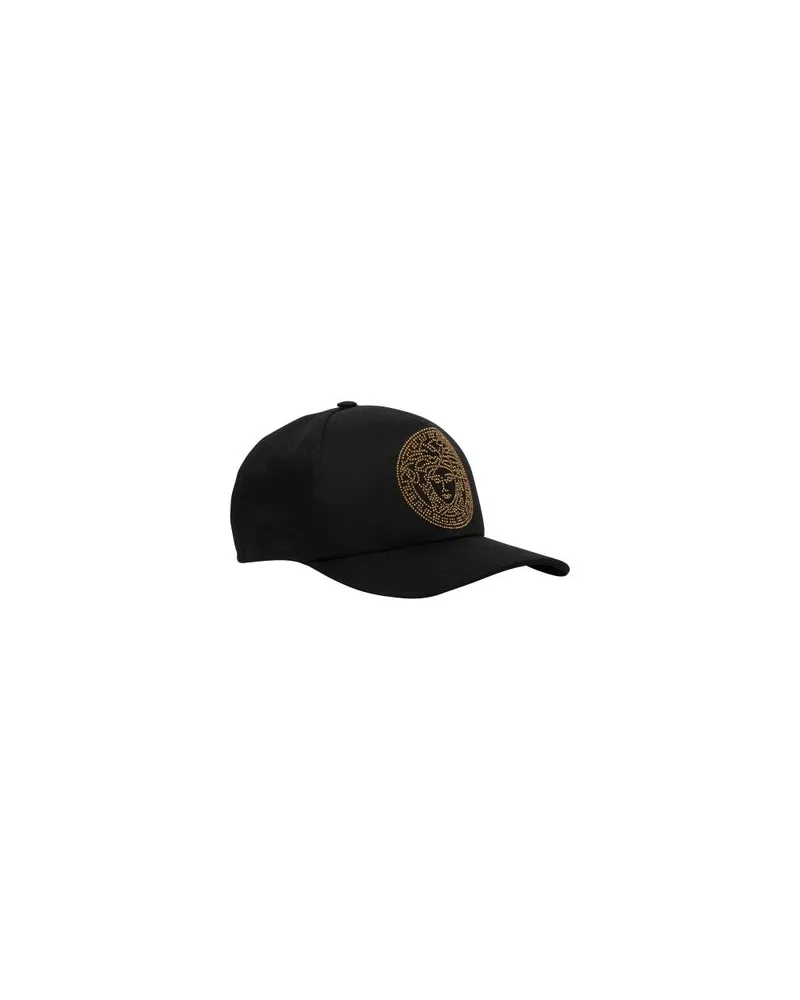 Versace Baseballcap mit Medusa-Stickerei Black