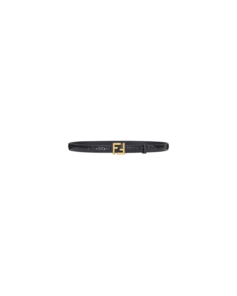 Fendi Gürtel FF Black