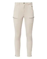 Joie Skinny Hose mit hoher Taille Park G Off-white