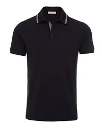 Orlebar Brown Poloshirt mit Streifen-Kontrastkragen Dominic Tipping Navy