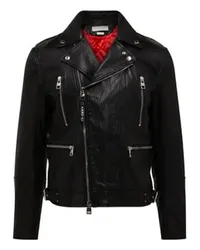 Alexander McQueen Lederjacke Black