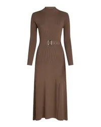 Karl Lagerfeld LangäRmliges Strickkleid Beige