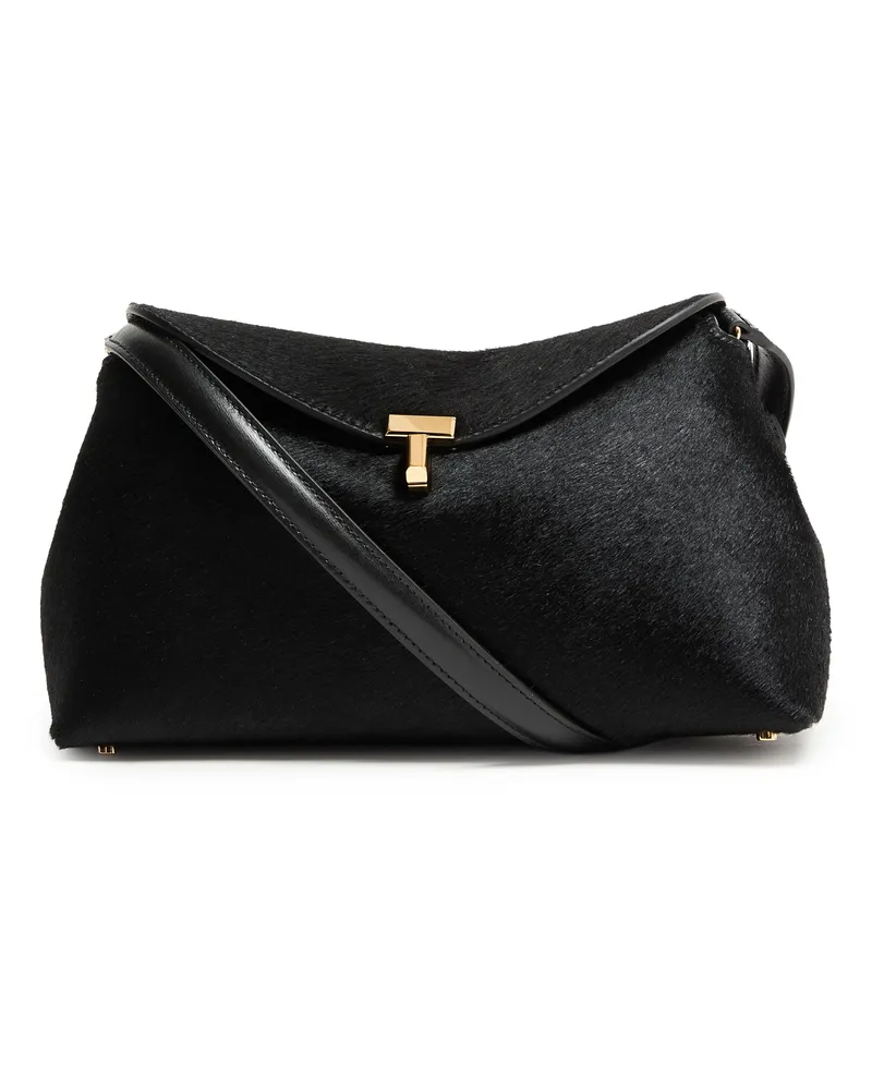 Totême Clutch T-Lock aus Ponyhaar 