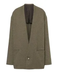 Philosophy Di Lorenzo Serafini Oversized Jacke mit Hahnentrittmuster Green