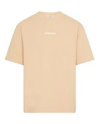 Acne Studios Kurzarm-T-Shirt Beige