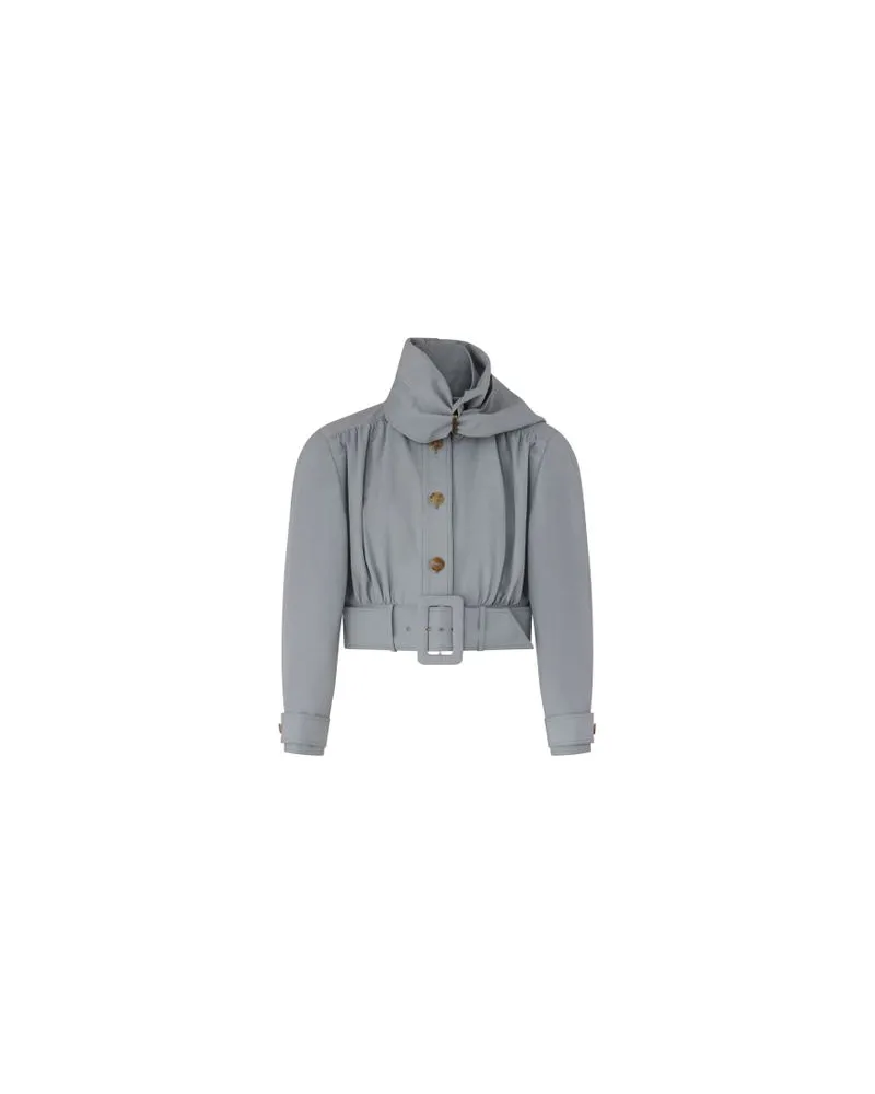 Chloé Lederjacke Grey