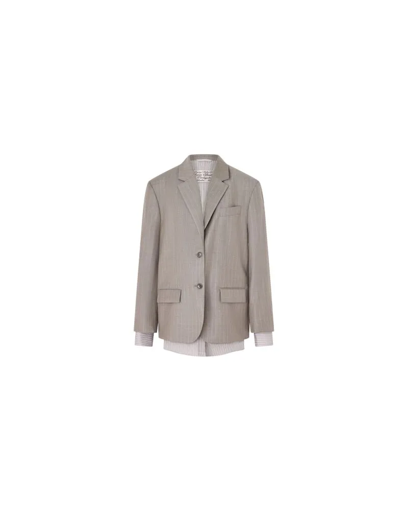 Chloé Lederjacke Grey