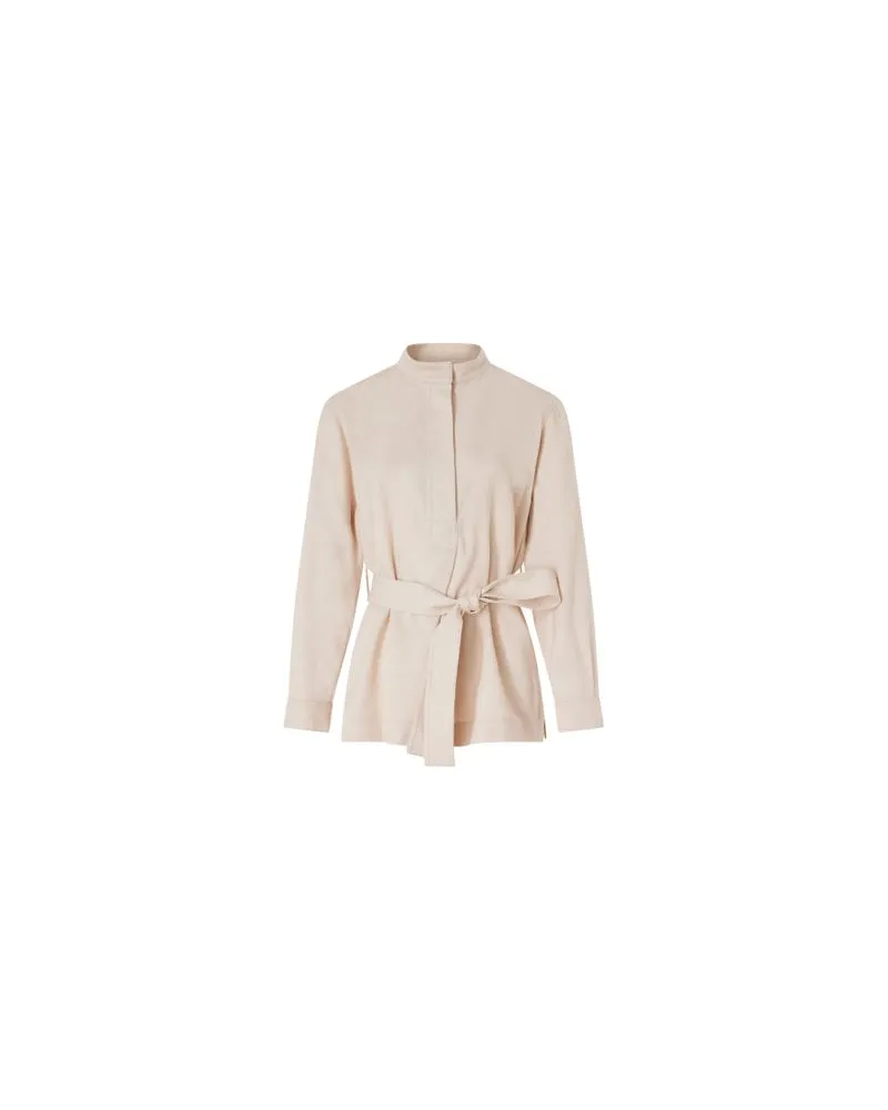 Chloé Mantel mit Gürtel Grey