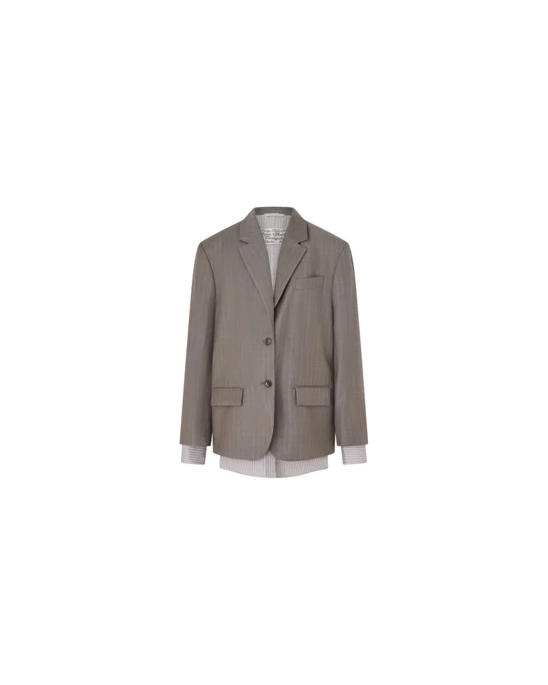 Chloé Lederjacke Grey
