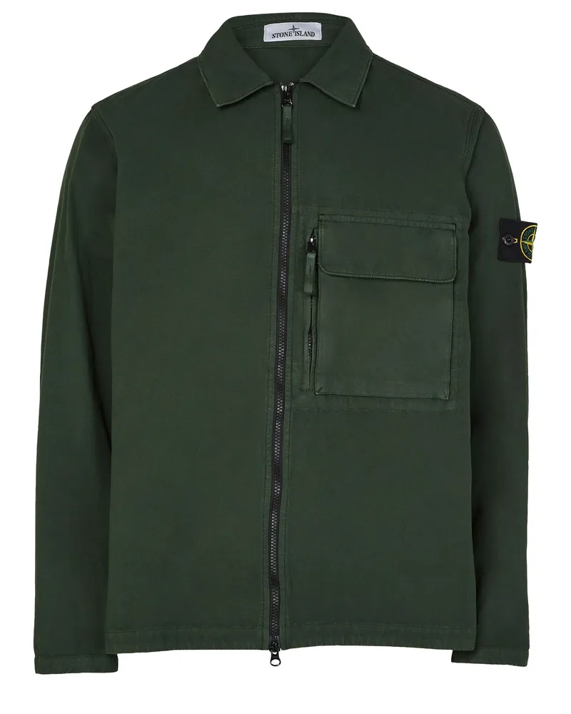 Stone Island Hemd mit Reißverschluss 