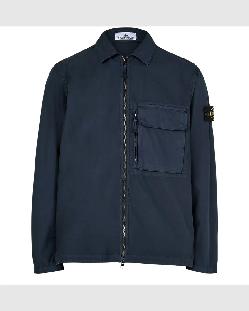 Stone Island Hemd mit Reißverschluss 