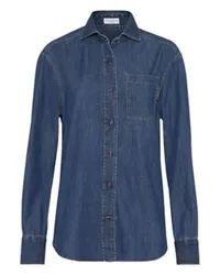 Brunello Cucinelli Bluse Blue