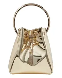 Jimmy Choo Bucket Bag Bon Bon Gold