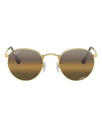 Ray Ban Runde Sonnenbrille Round Metal Legend Gold Gold