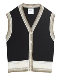 Barrie Ärmelloser Kaschmir-Cardigan Beige