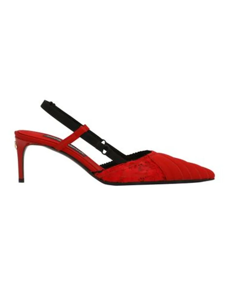 Dolce & Gabbana Slingbacks Red