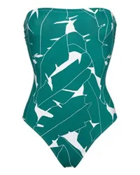 Eres Bustier Alligator Green