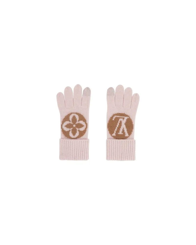Louis Vuitton LV Medallion Handschuhe Pink
