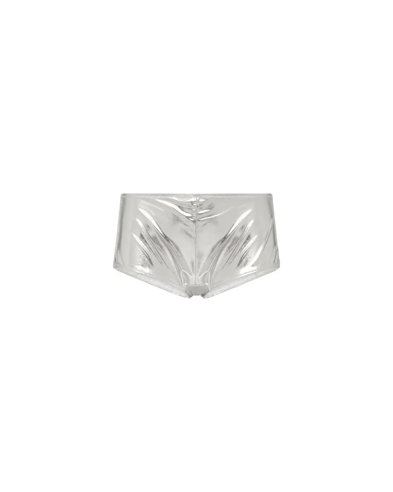 Dolce & Gabbana KIM DOLCE&GABBANA Slip mit hoher Taille Silver